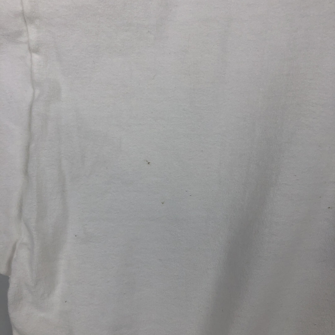 90'S Hanes BEEFY-T JESUS CHRIS print T-shirt, Made in USA, Men's XXL equivalent, Vintage. cotton white type Vintage Second Hand