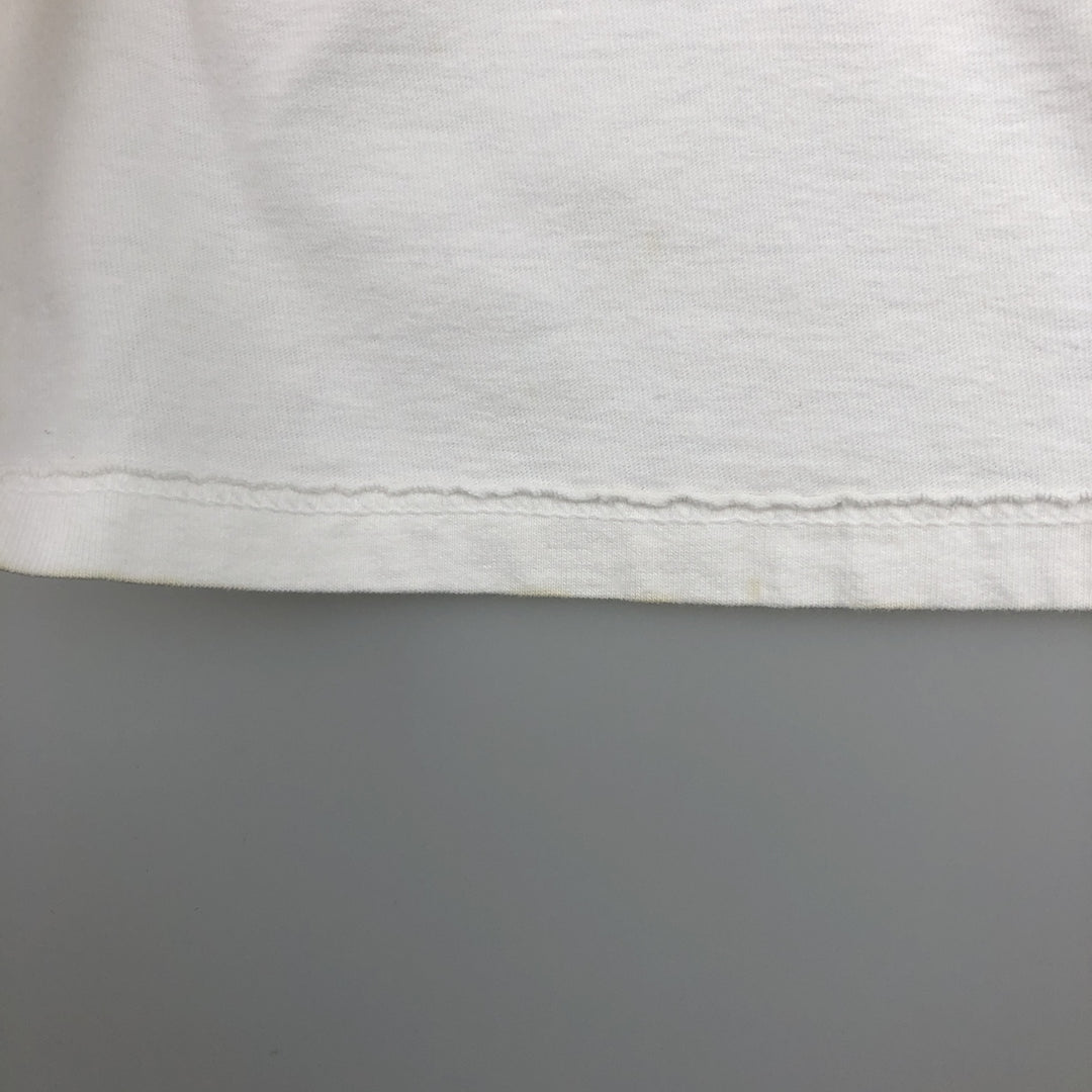 90'S Hanes BEEFY-T JESUS CHRIS print T-shirt, Made in USA, Men's XXL equivalent, Vintage. cotton white type Vintage Second Hand