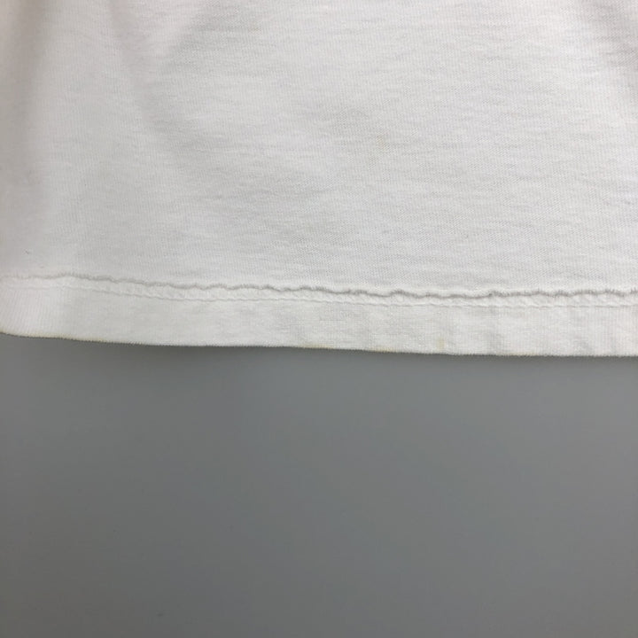 90'S Hanes BEEFY-T JESUS CHRIS print T-shirt, Made in USA, Men's XXL equivalent, Vintage. cotton white type Vintage Second Hand