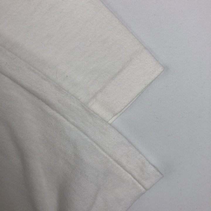 90'S ROCKAFELLERS Print T-Shirt, Made in USA, Men's XL equivalent, Vintage cotton white type Vintage Second Hand