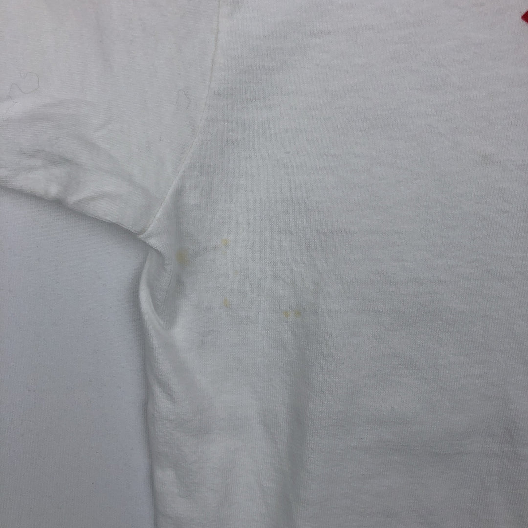 90'S ROCKAFELLERS Print T-Shirt, Made in USA, Men's XL equivalent, Vintage cotton white type Vintage Second Hand