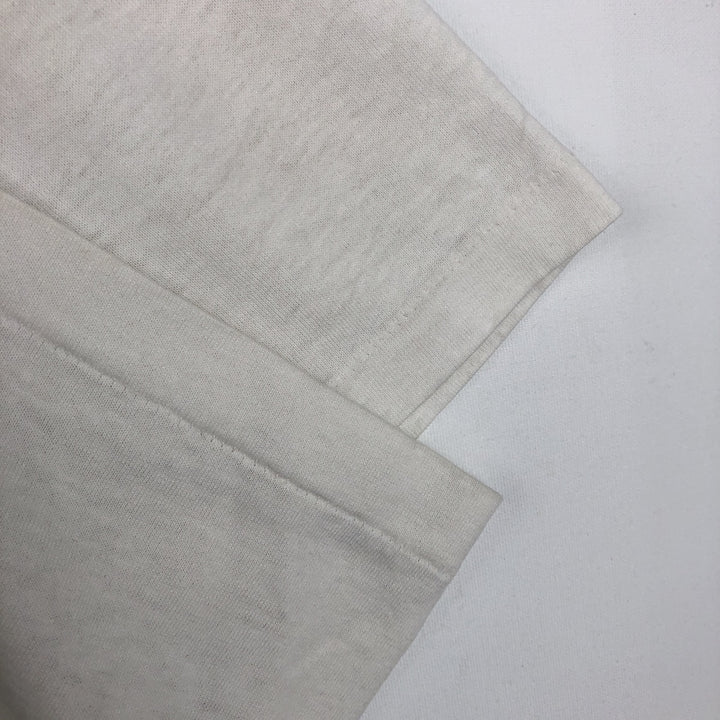 90'S Hanes HEAVYWEIGHT 50 cotton white type Vintage Second Hand