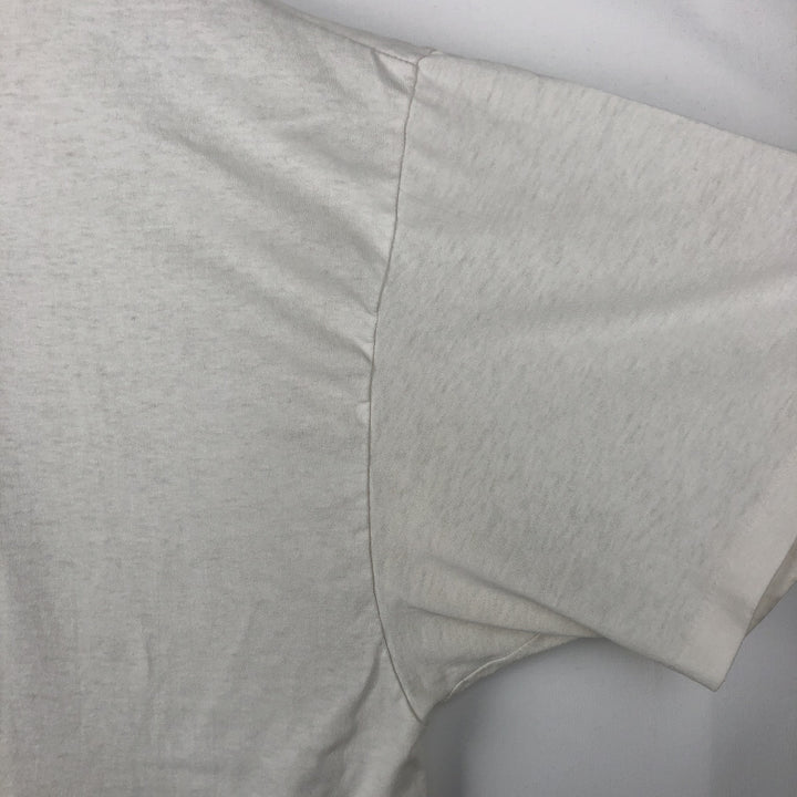 90'S Hanes HEAVYWEIGHT 50 cotton white type Vintage Second Hand