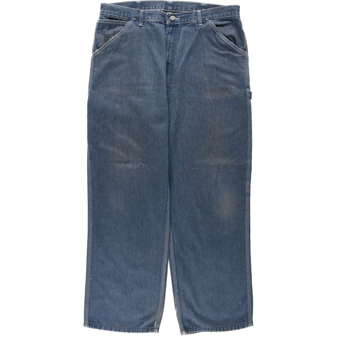 ROEBUCKS denim painter pants, men's size W36 (approx.), vintage. cotton navy blue type Vintage Second Hand