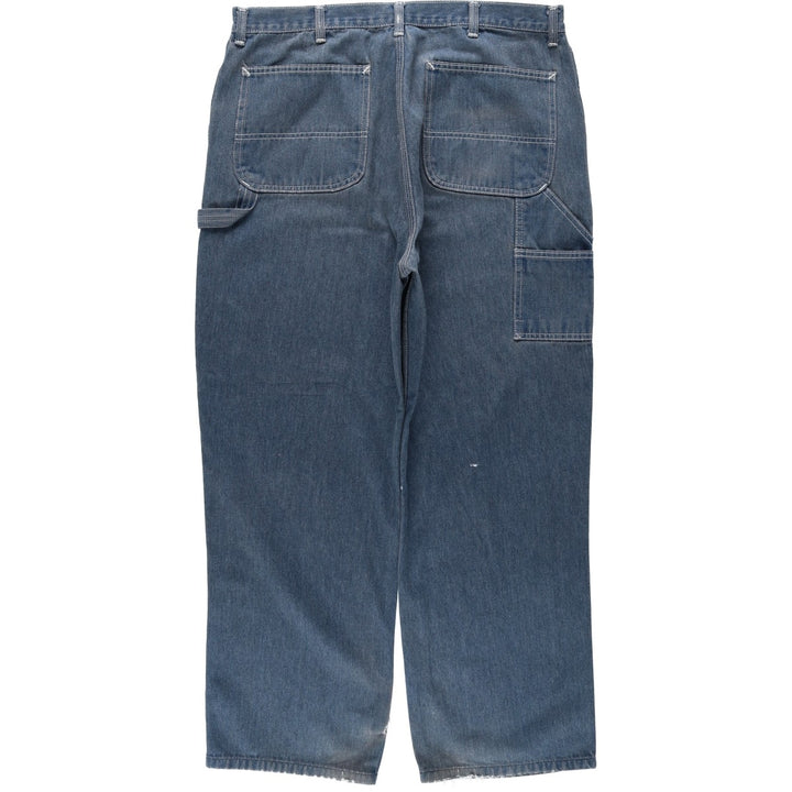ROEBUCKS denim painter pants, men's size W36 (approx.), vintage. cotton navy blue type Vintage Second Hand