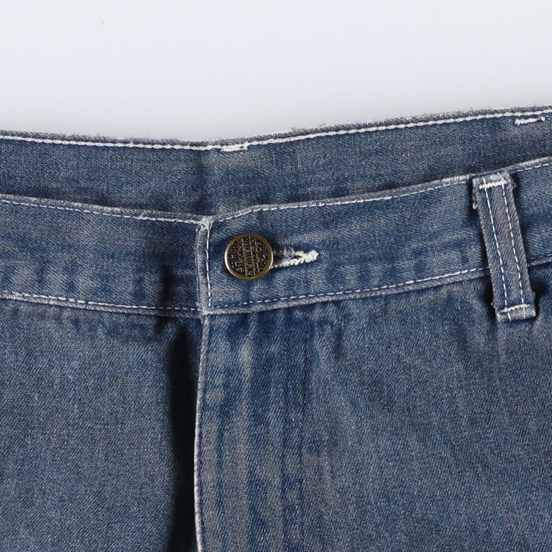 ROEBUCKS denim painter pants, men's size W36 (approx.), vintage. cotton navy blue type Vintage Second Hand