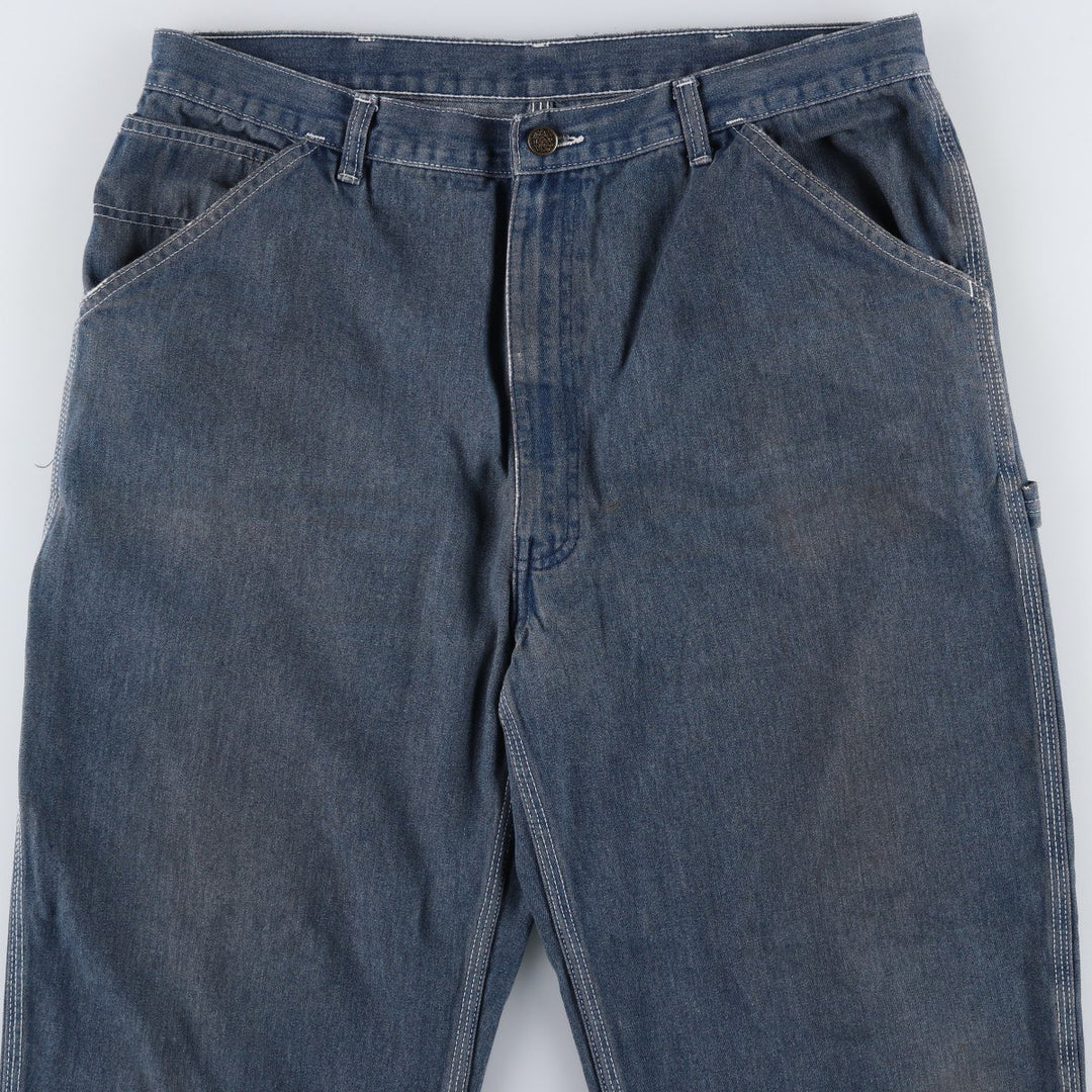 ROEBUCKS denim painter pants, men's size W36 (approx.), vintage. cotton navy blue type Vintage Second Hand