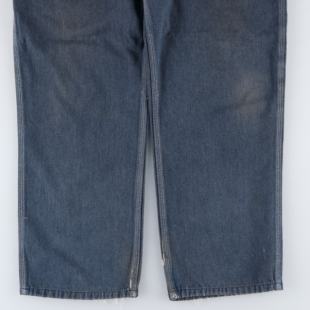 ROEBUCKS denim painter pants, men's size W36 (approx.), vintage. cotton navy blue type Vintage Second Hand