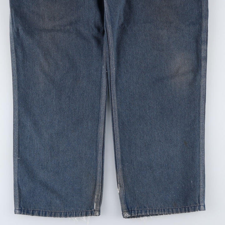 ROEBUCKS denim painter pants, men's size W36 (approx.), vintage. cotton navy blue type Vintage Second Hand