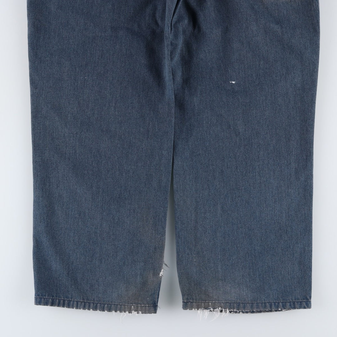 ROEBUCKS denim painter pants, men's size W36 (approx.), vintage. cotton navy blue type Vintage Second Hand
