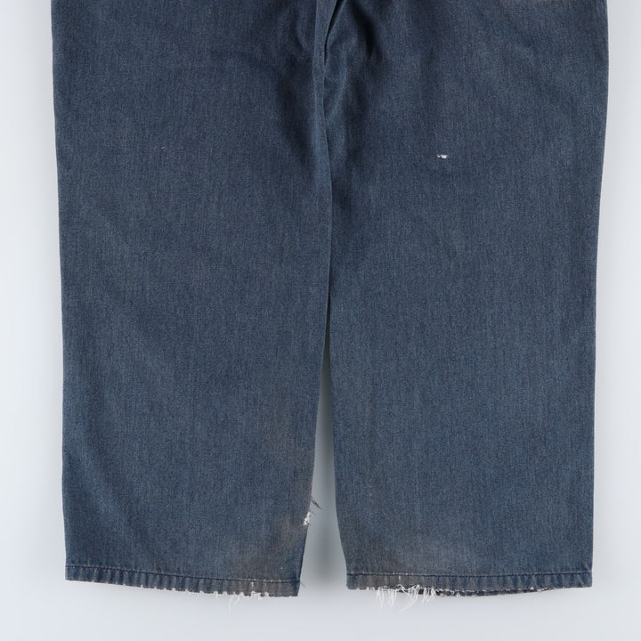 ROEBUCKS denim painter pants, men's size W36 (approx.), vintage. cotton navy blue type Vintage Second Hand