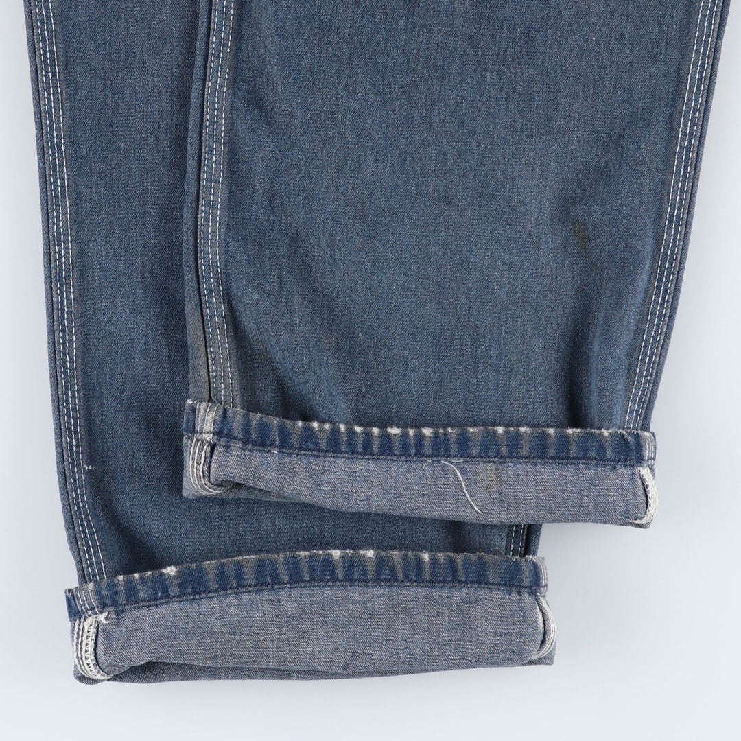 ROEBUCKS denim painter pants, men's size W36 (approx.), vintage. cotton navy blue type Vintage Second Hand