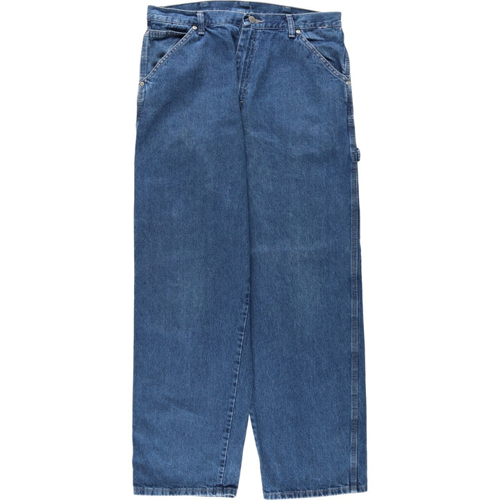Wrangler Denim Painter Pants for Men, W34 equivalent cotton blue type Vintage Second Hand