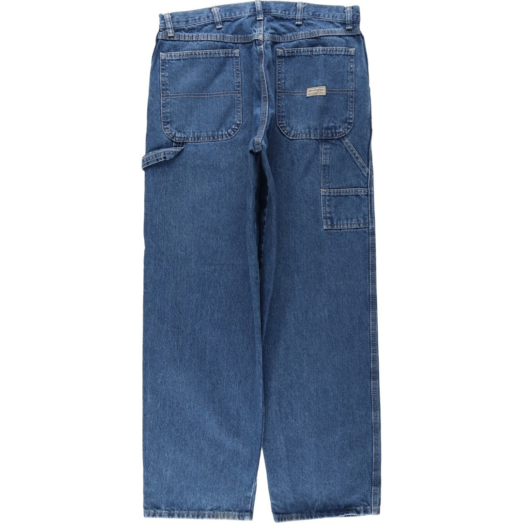 Wrangler Denim Painter Pants for Men, W34 equivalent cotton blue type Vintage Second Hand
