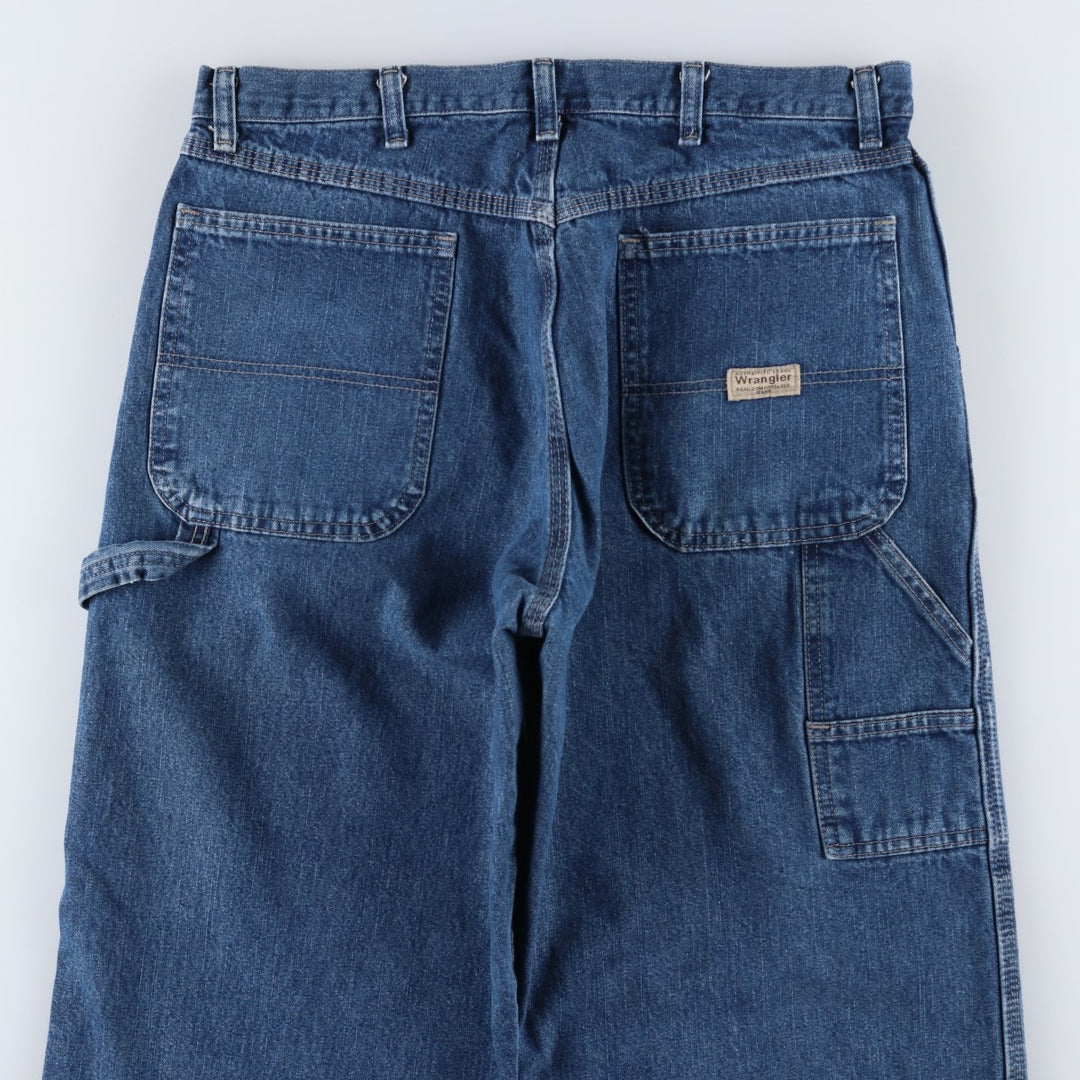 Wrangler Denim Painter Pants for Men, W34 equivalent cotton blue type Vintage Second Hand