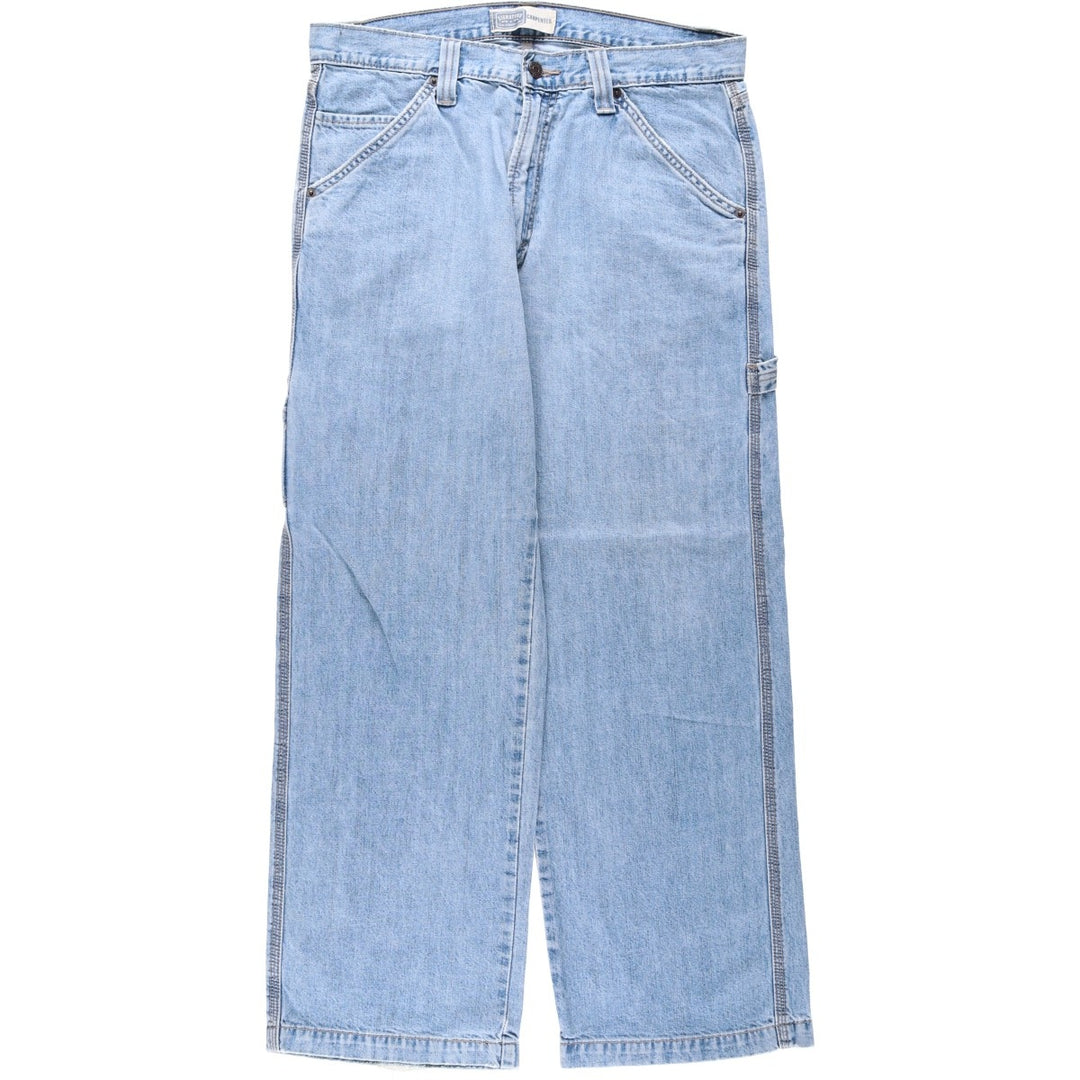 Levi's Signature Carpenter Denim Painter Pants, Men's, Size 34 cotton blue type Vintage Second Hand