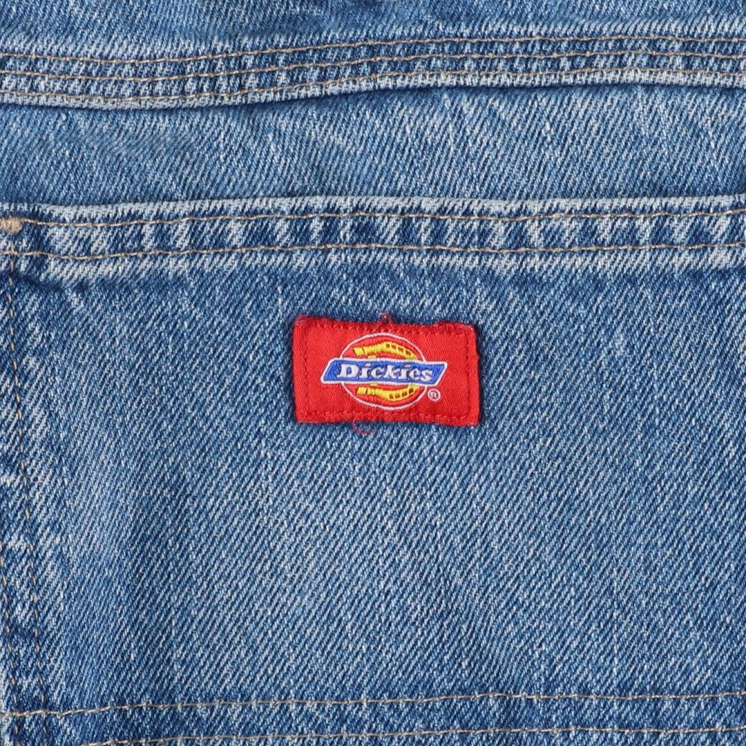 Dickies denim painter pants for men, equivalent to W34 cotton blue type Vintage Second Hand