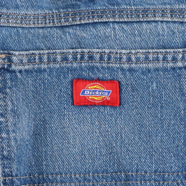 Dickies denim painter pants for men, equivalent to W34 cotton blue type Vintage Second Hand