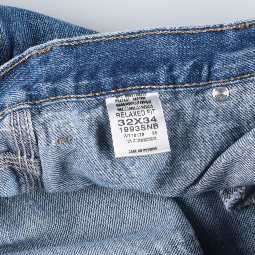 Dickies denim painter pants for men, equivalent to W34 cotton blue type Vintage Second Hand
