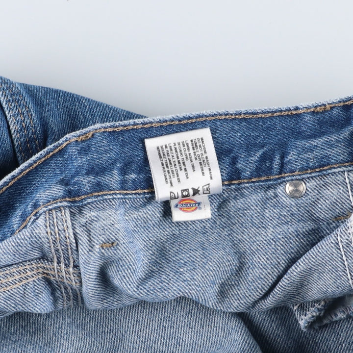 Dickies denim painter pants for men, equivalent to W34 cotton blue type Vintage Second Hand