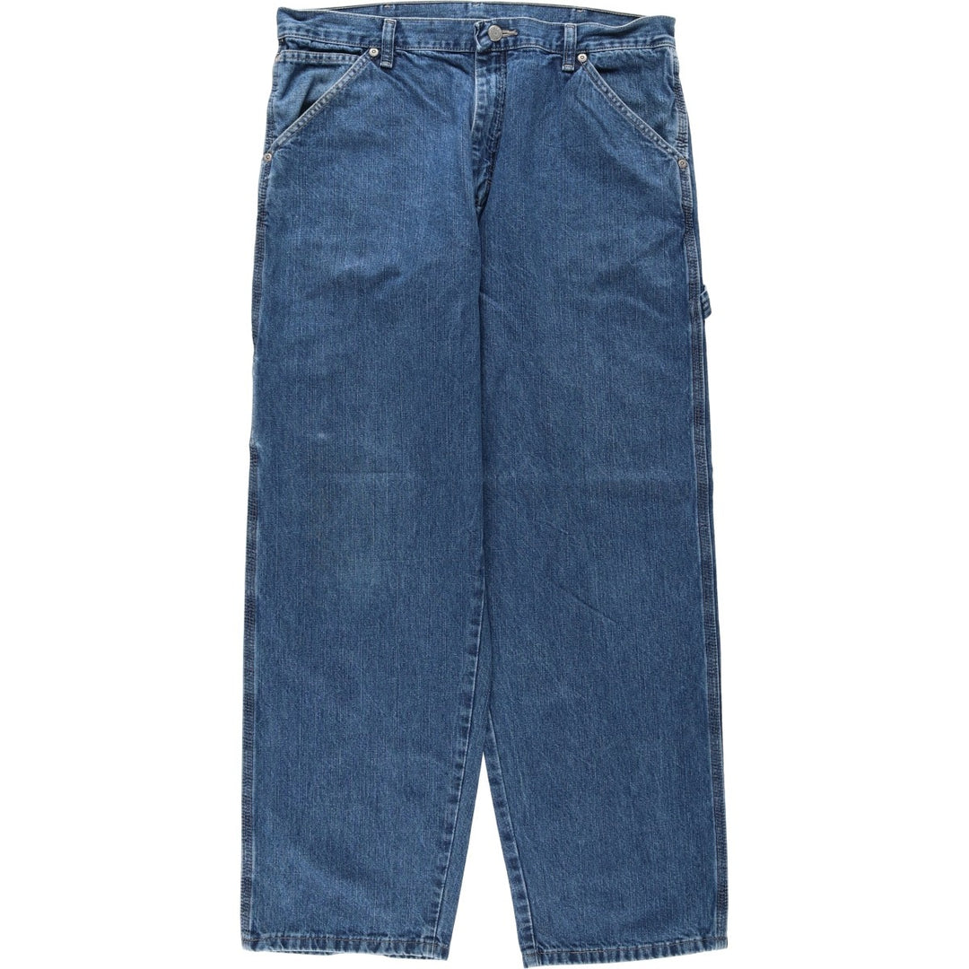 Wrangler Denim Painter Pants for Men, W34 equivalent cotton blue type Vintage Second Hand
