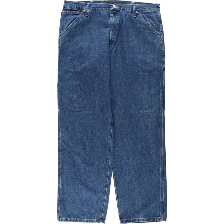 00'S Wrangler CARPENTER denim painter pants for men, equivalent to w37 cotton blue type Vintage Second Hand
