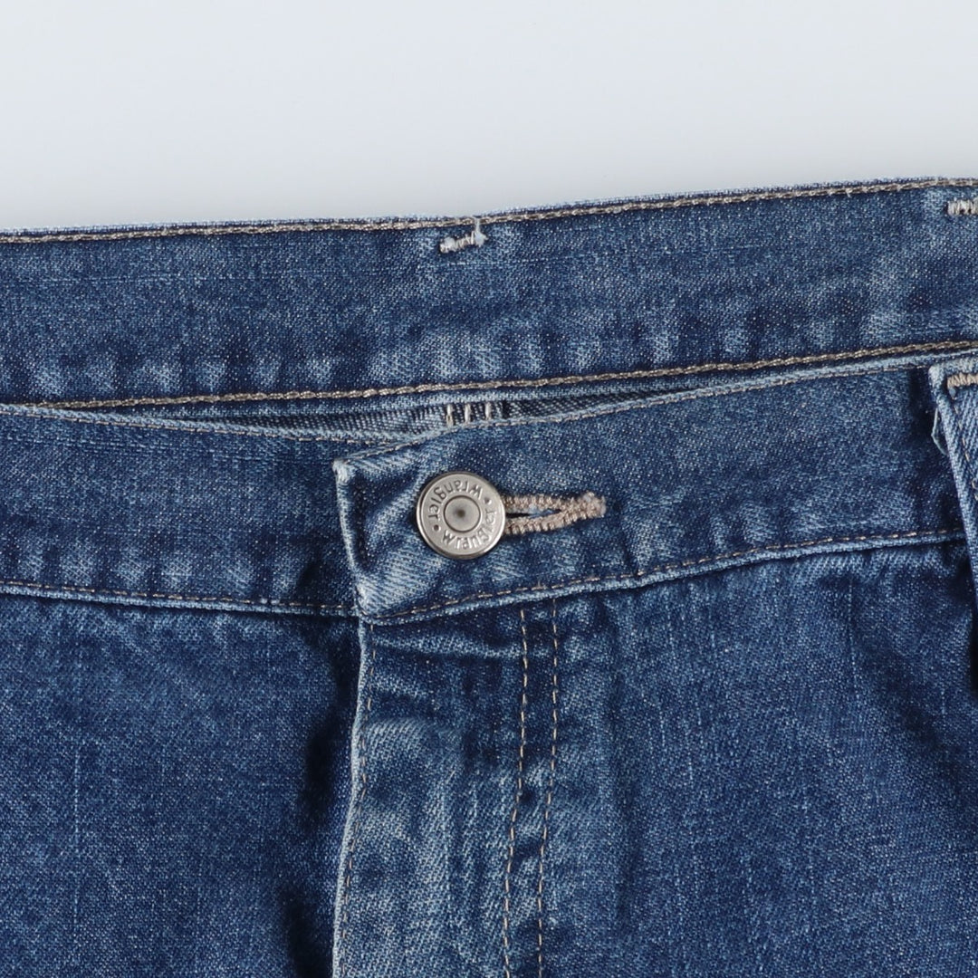 00'S Wrangler CARPENTER denim painter pants for men, equivalent to w37 cotton blue type Vintage Second Hand