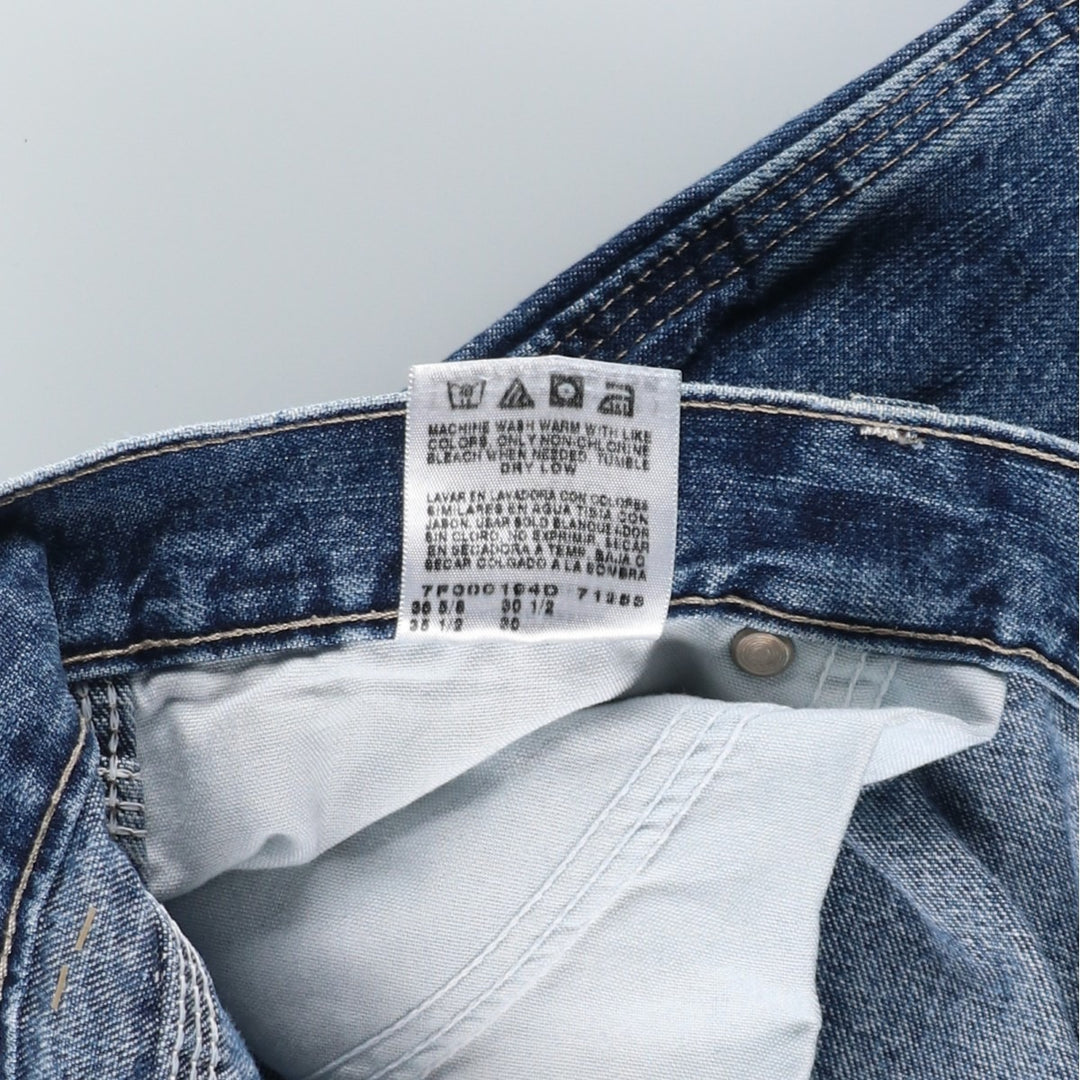 Wrangler HERO Denim Painter Pants for Men, W34 equivalent cotton blue type Vintage Second Hand