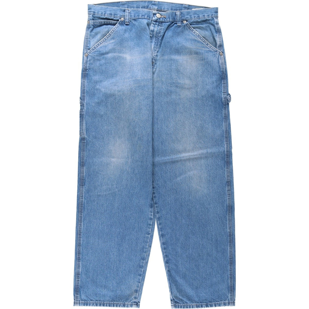 Wrangler Denim Painter Pants for Men, W35 cotton blue type Vintage Second Hand