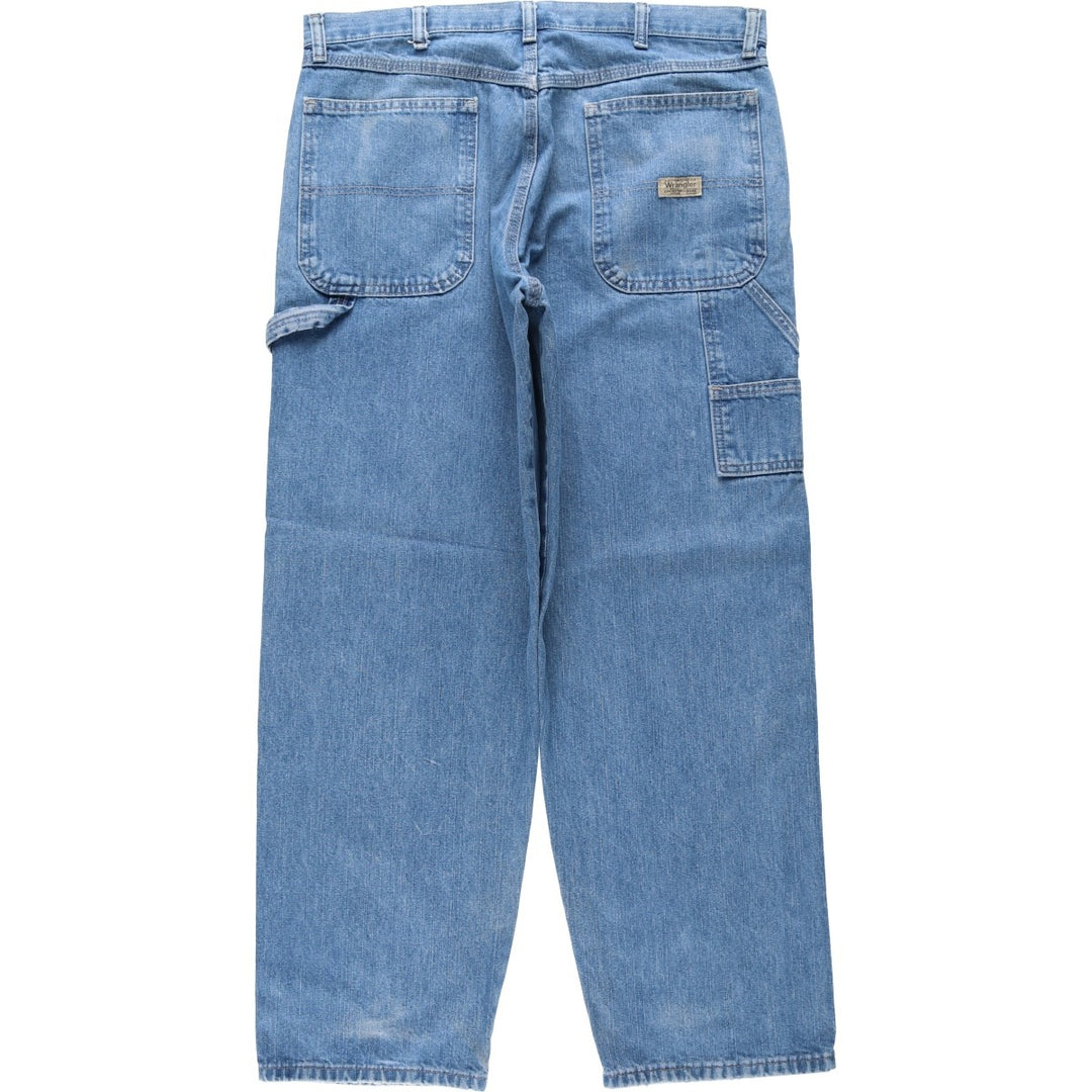 Wrangler Denim Painter Pants for Men, W35 cotton blue type Vintage Second Hand