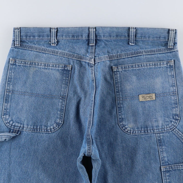 Wrangler Denim Painter Pants for Men, W35 cotton blue type Vintage Second Hand