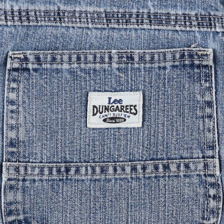 Lee DUNGAREES denim painter pants, men's size W31 (approx.) unclear blue type Vintage Second Hand
