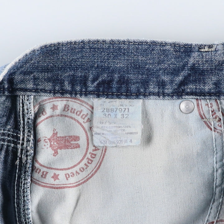 Lee DUNGAREES denim painter pants, men's size W31 (approx.) unclear blue type Vintage Second Hand