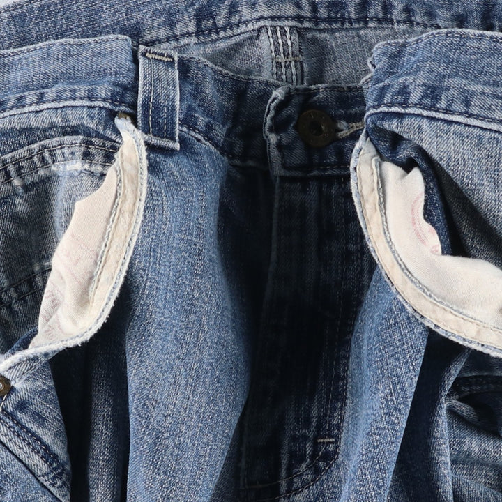Lee DUNGAREES denim painter pants, men's size W31 (approx.) unclear blue type Vintage Second Hand