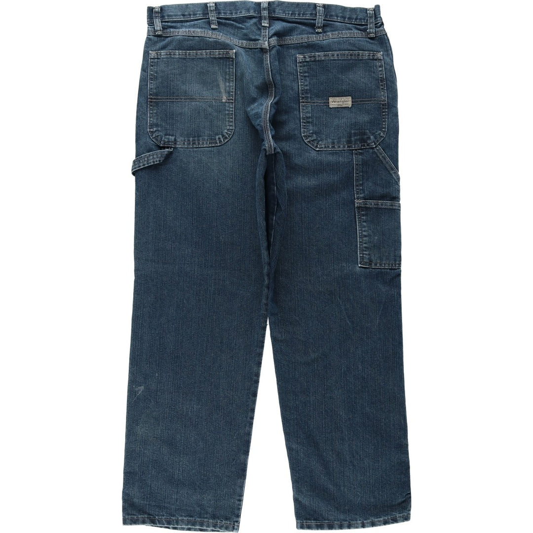 Wrangler Denim Painter Pants for Men, W37 equivalent cotton blue type Vintage Second Hand