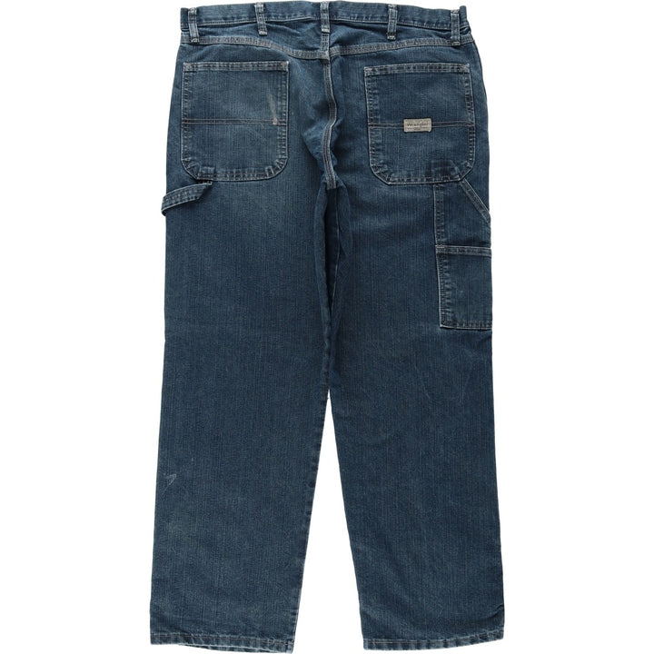 Wrangler Denim Painter Pants for Men, W37 equivalent cotton blue type Vintage Second Hand