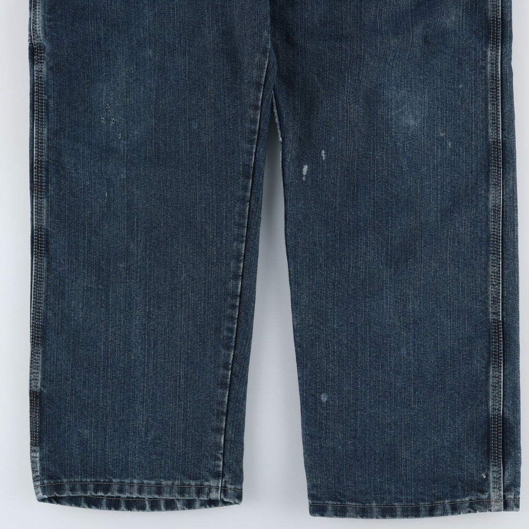 Wrangler Denim Painter Pants for Men, W37 equivalent cotton blue type Vintage Second Hand