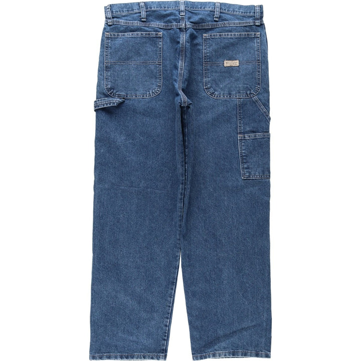 Wrangler Denim Painter Pants for Men, W37 equivalent cotton blue type Vintage Second Hand