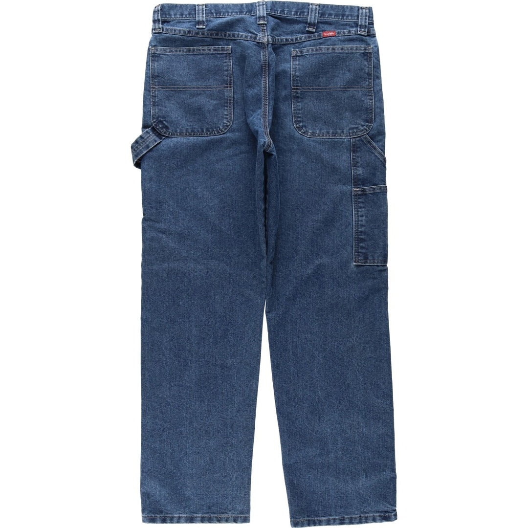 Wrangler Denim Painter Pants for Men, W37 equivalent cotton blue type Vintage Second Hand