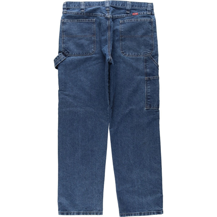Wrangler Denim Painter Pants for Men, W37 equivalent cotton blue type Vintage Second Hand