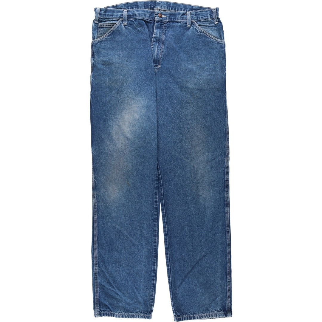 Dickies denim painter pants for men, equivalent to W37 cotton blue type Vintage Second Hand