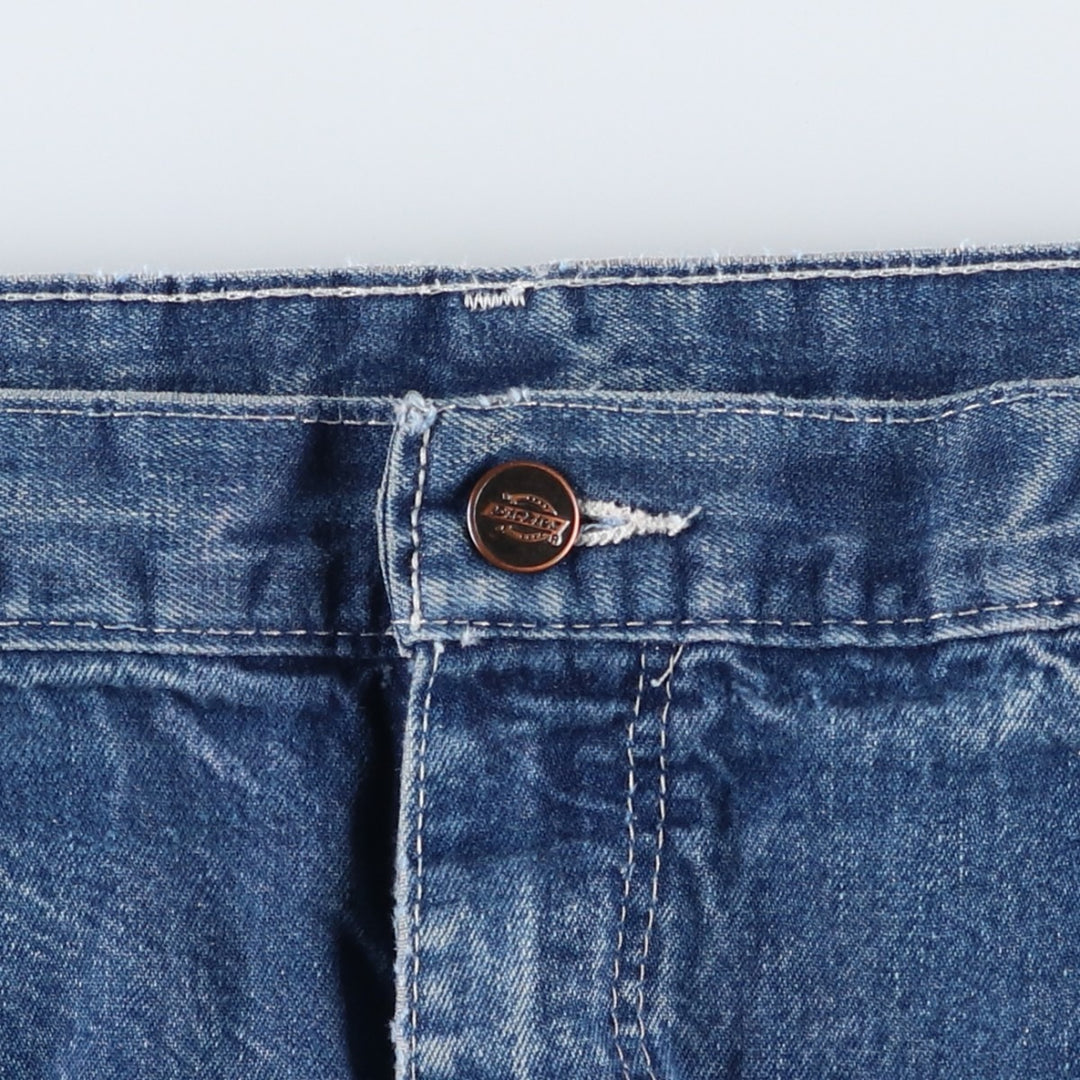 Dickies denim painter pants for men, equivalent to W37 cotton blue type Vintage Second Hand