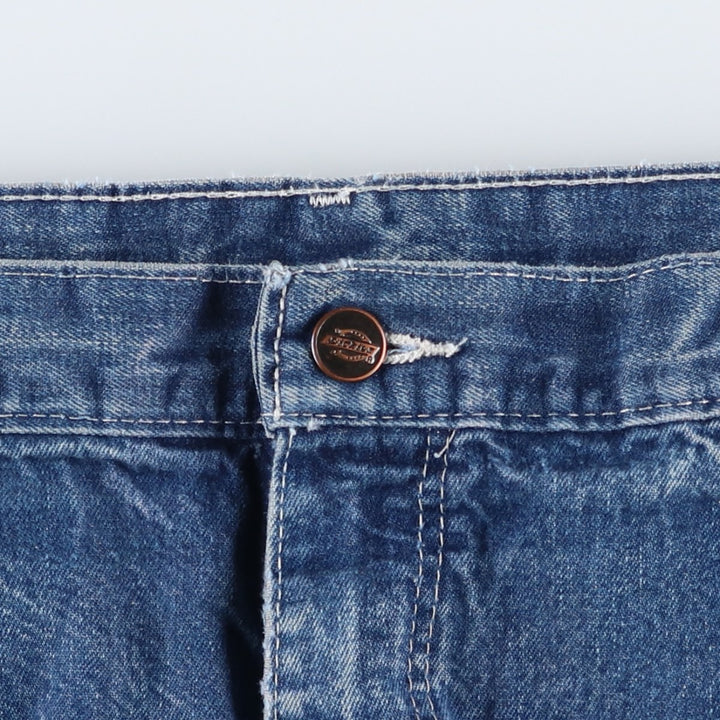 Dickies denim painter pants for men, equivalent to W37 cotton blue type Vintage Second Hand