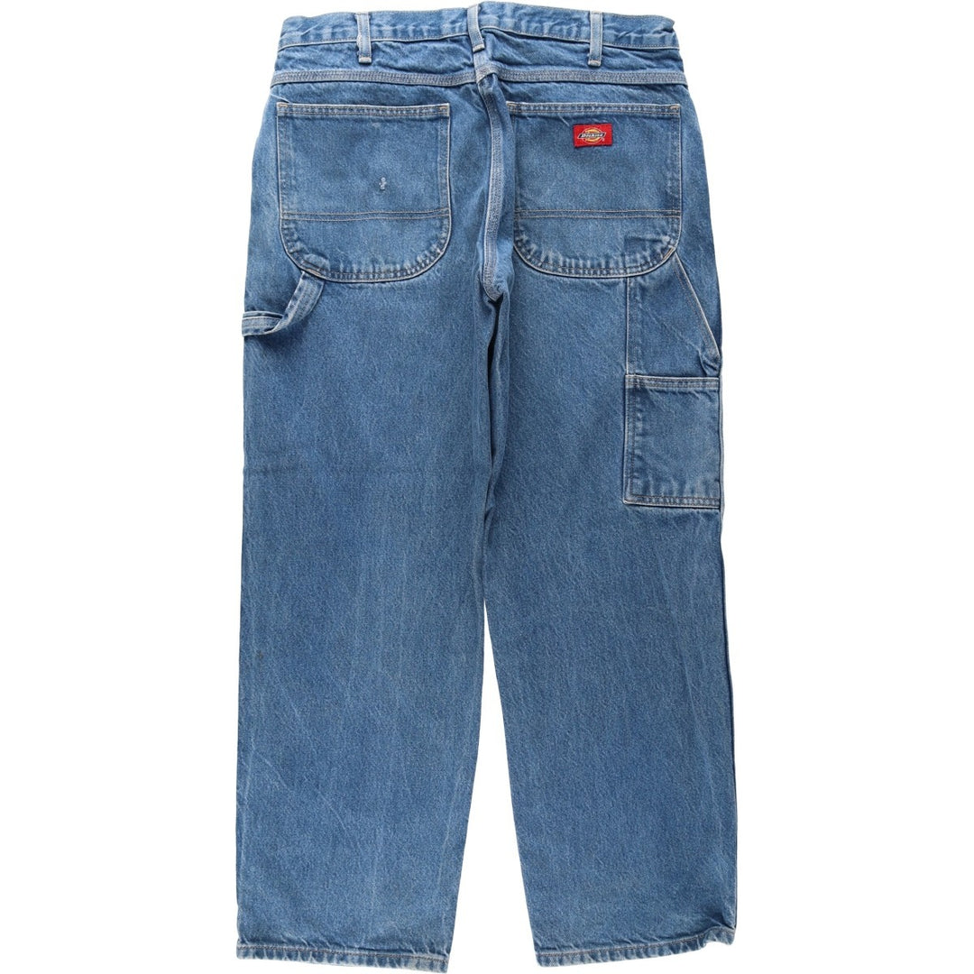 Dickies Property of Clean denim painter pants, men's size W34 (approx.) cotton blue type Vintage Second Hand