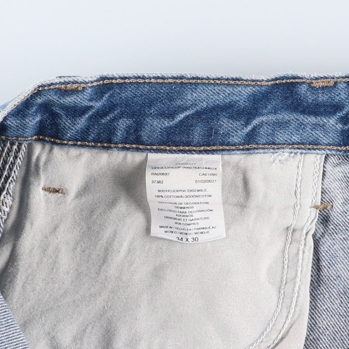 Dickies Property of Clean denim painter pants, men's size W34 (approx.) cotton blue type Vintage Second Hand