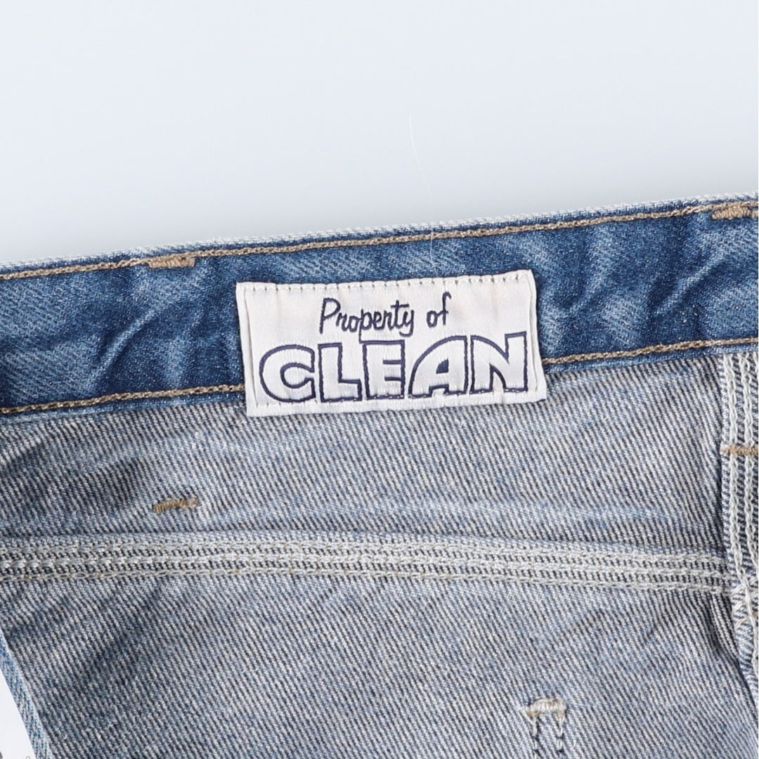 Dickies Property of Clean denim painter pants, men's size W34 (approx.) cotton blue type Vintage Second Hand