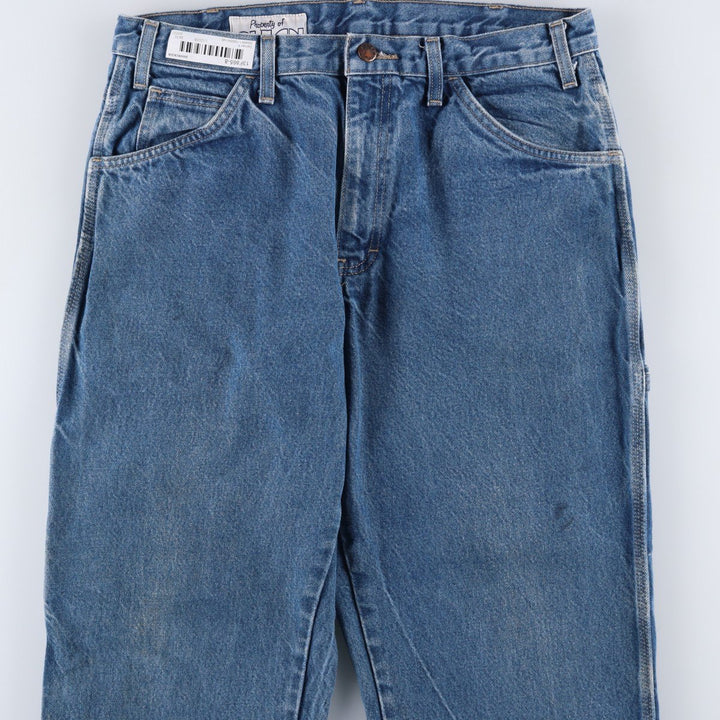 Dickies Property of Clean denim painter pants, men's size W34 (approx.) cotton blue type Vintage Second Hand