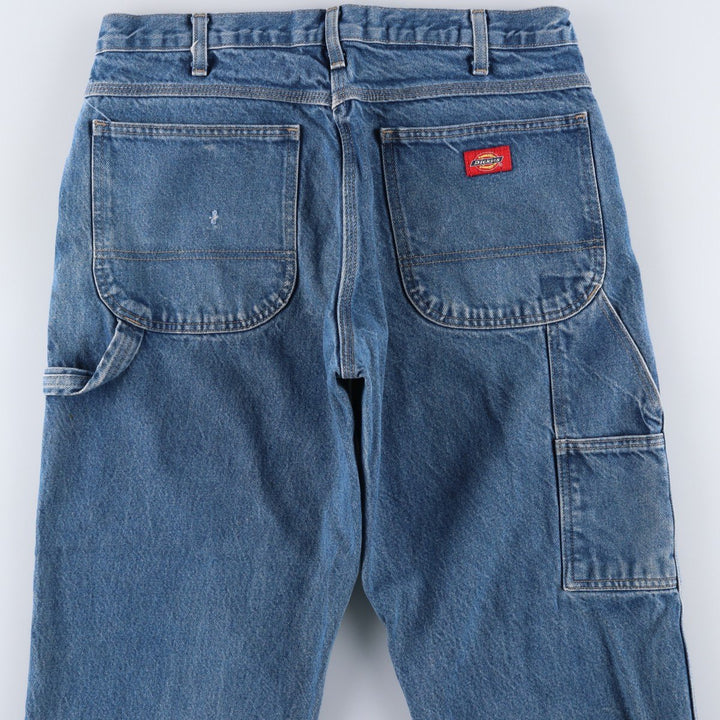 Dickies Property of Clean denim painter pants, men's size W34 (approx.) cotton blue type Vintage Second Hand