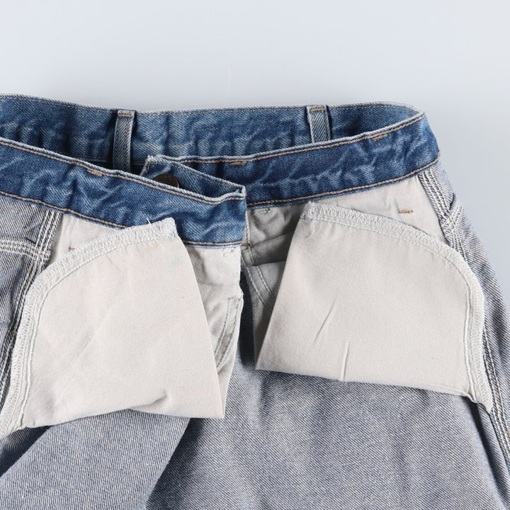 Dickies Property of Clean denim painter pants, men's size W34 (approx.) cotton blue type Vintage Second Hand