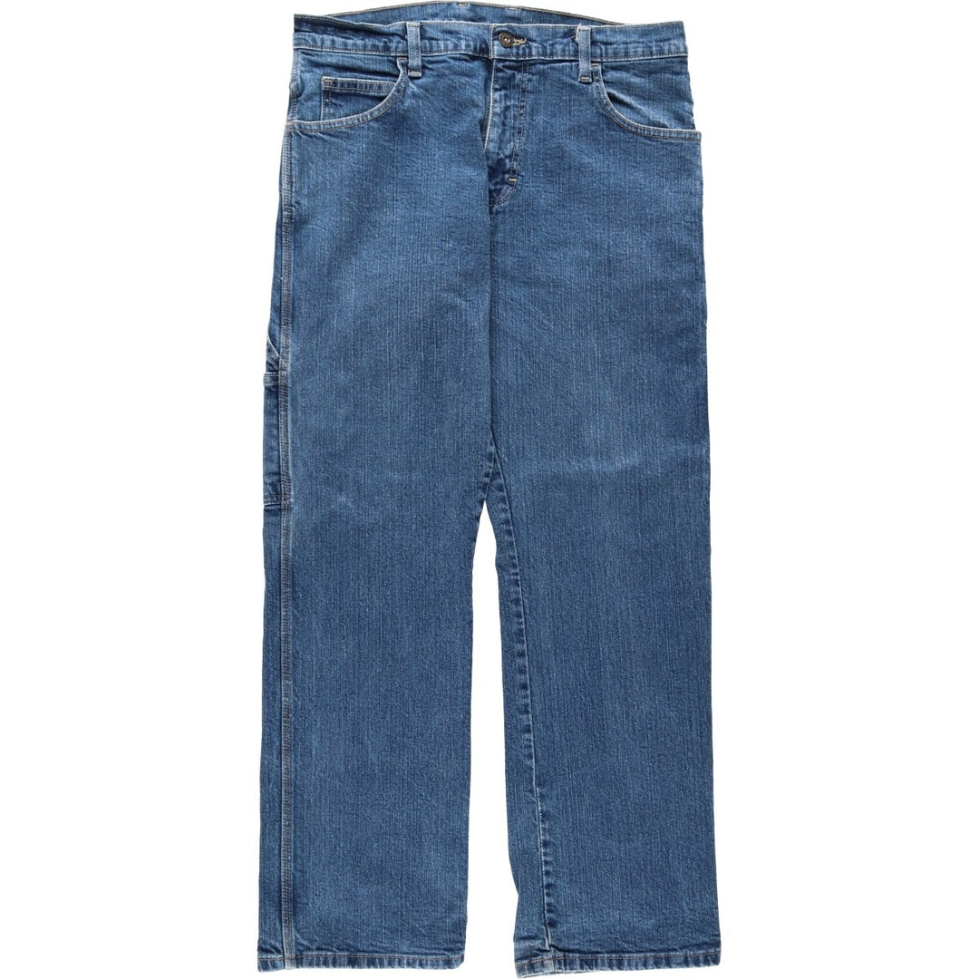 Dickies denim painter pants for men, equivalent to W32 cotton blue type Vintage Second Hand